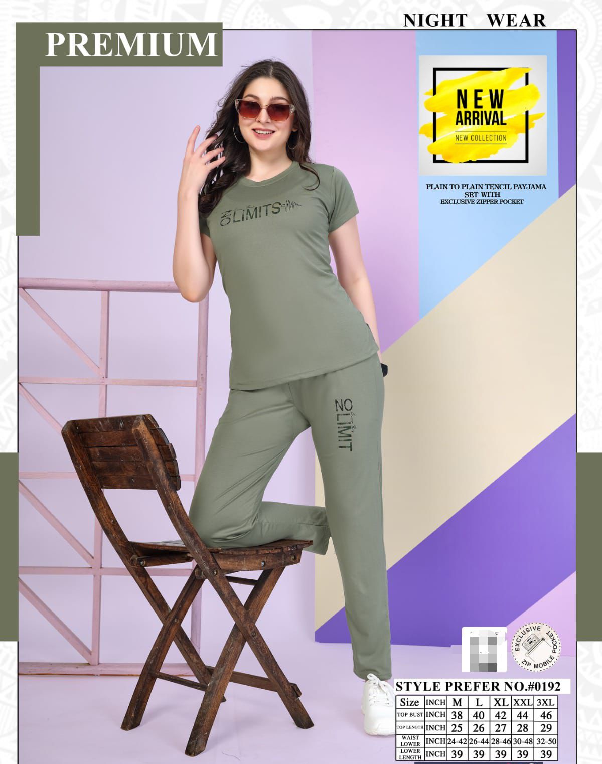 Vol At 0192 By Summer Special Soft Tencil Plain Night Suit Wholesale Online
